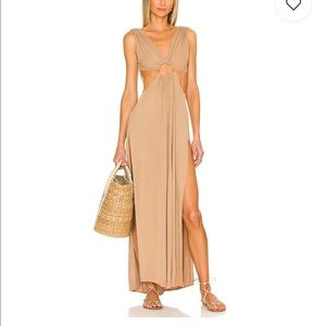 0/XS Zoe Maxi Dress in Mocha — Indah REVOLVE